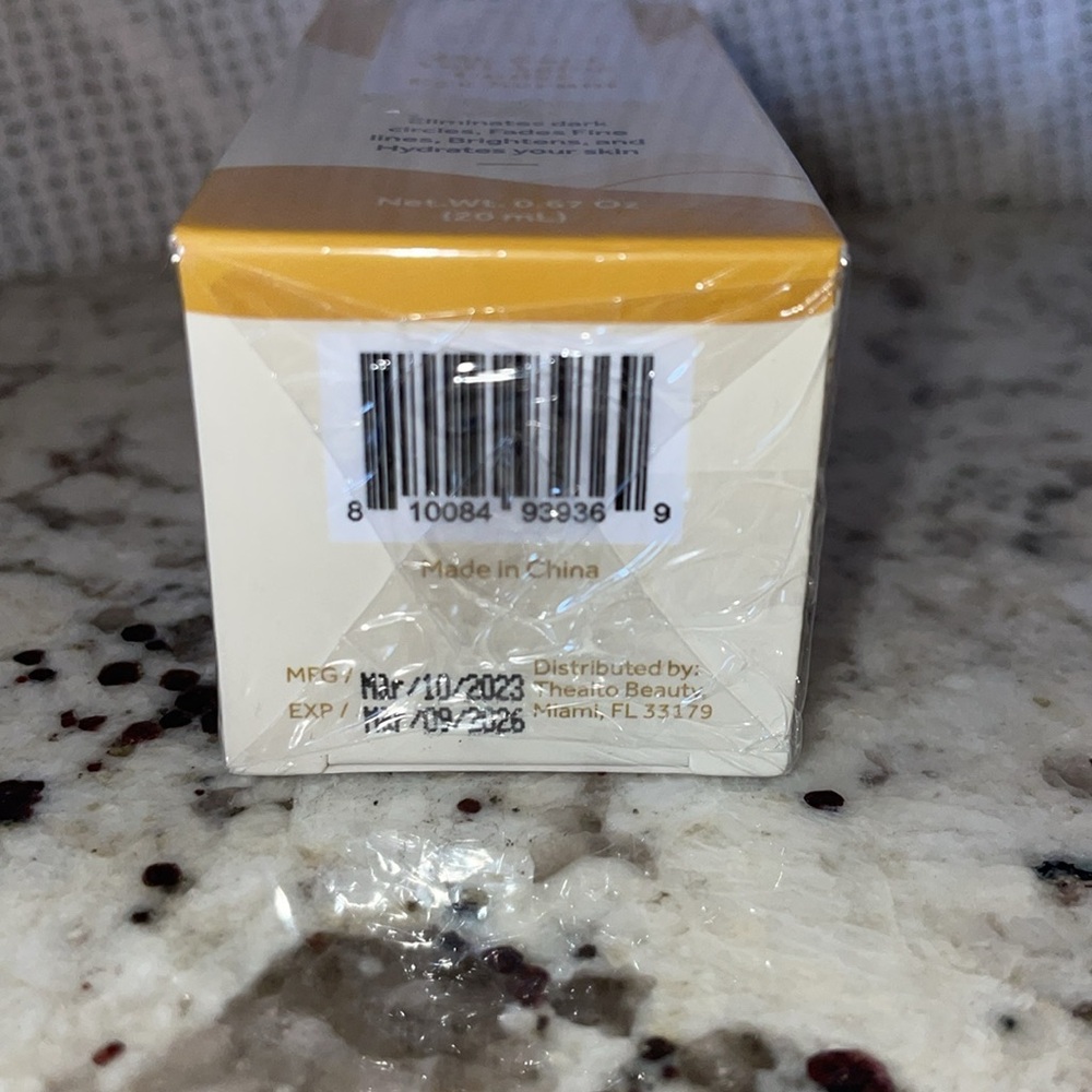 NIB THEALTO 24k Gold Anti-Aging under Eye Serum. - Picture 4 of 4